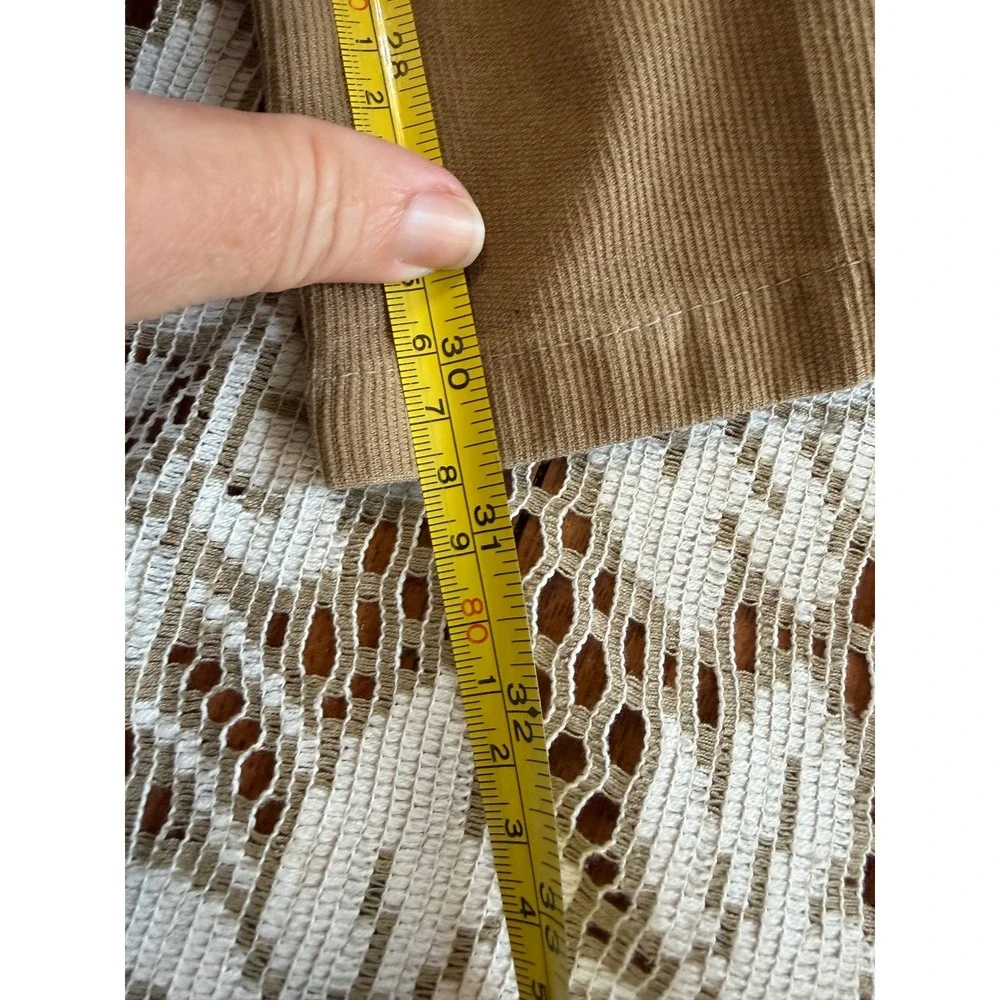 Peter Millar Mens Tan Corduroy Five Pocket Pants Size 42 x 31 khaki Cotton Modal